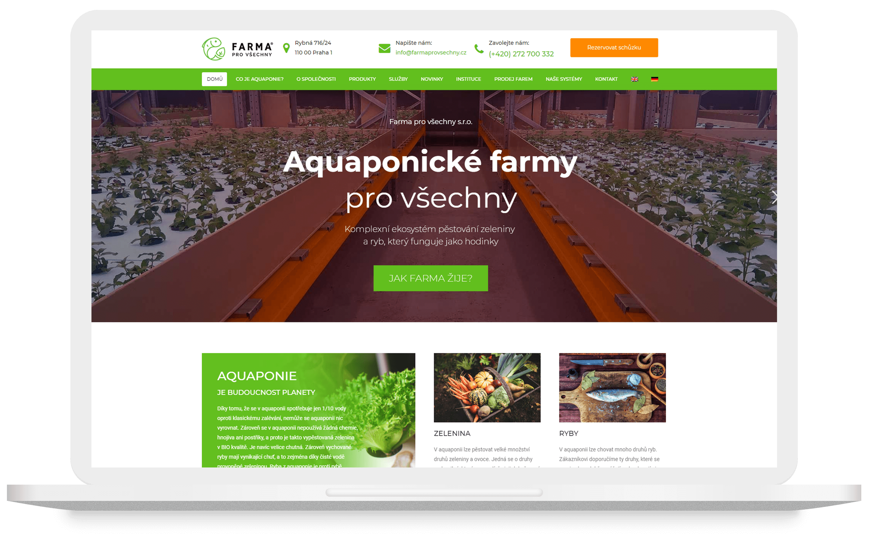 Aquaponická farma pro všechny